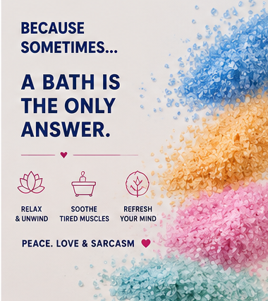 Sassy Epsom Salt Gift Set – Funny Self Care