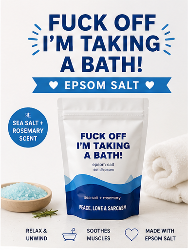 Sassy Epsom Salt Gift Set – Funny Self Care