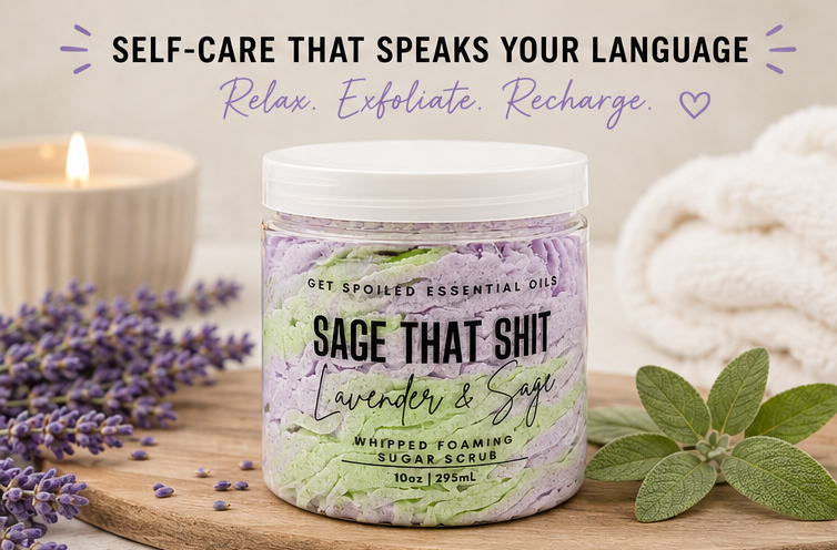 Sage That Shit  Whipped Sugar Scrub – Exfoliating Spa Gift
