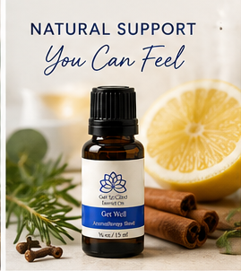 Get Well Essential Oil Blend, 15ml, Diffuser Blend, Fall Aromatherapy, Immunity Support