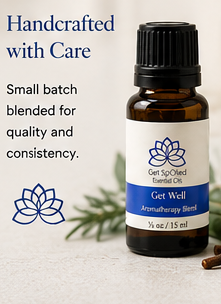 Get Well Essential Oil Blend, 15ml, Diffuser Blend, Fall Aromatherapy, Immunity Support