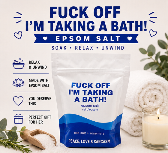 Sassy Epsom Salt Gift Set – Funny Self Care
