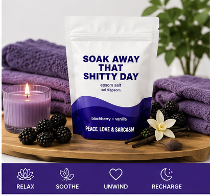 Sassy Epsom Salt Gift Set – Funny Self Care